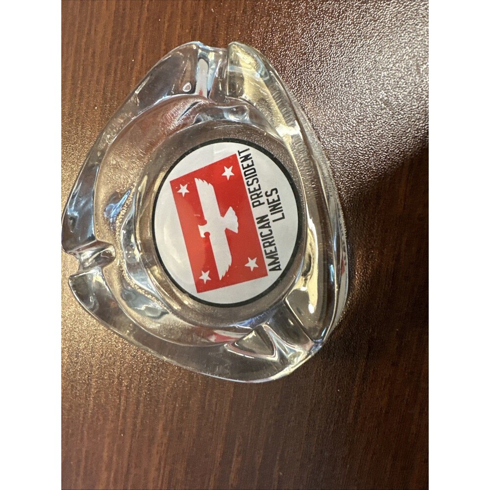 Vintage American President Lines Ashtray (container shipping co) 3-1/2"